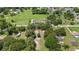 Expansive aerial view of the property showcasing lush greenery and neighborhood surroundings at 485 Palm St, Winter Garden, FL 34787