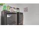 Laundry room with a modern washer and dryer at 6013 Mount Zion Cir, Deland, FL 32724