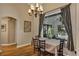 Dining room with hardwood floors and chandelier at 612 Golden Dawn, Apopka, FL 32712