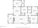 Detailed floor plan of the home layout, including the kitchen, living room, bedrooms, and other living spaces at 708 S Laurel Ave, Sanford, FL 32771