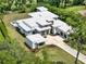 Stunning modern home features a multi-level roofline, a spacious driveway, and a meticulously landscaped yard at 7615 Se 12Th Cir, Ocala, FL 34480