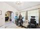 Functional entryway with a combination of carpet and tile floor at 7618 Majestic Pine Ct, Orlando, FL 32819