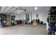 Spacious garage with finished floor and ample storage, offering organization and convenience at 7618 Majestic Pine Ct, Orlando, FL 32819