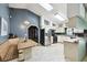 Bright kitchen with stainless steel appliances, dinette and light-colored counters and cabinets at 7618 Majestic Pine Ct, Orlando, FL 32819