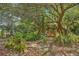 Serene backyard featuring a charming swing, lush greenery, and a peaceful setting at 98 Wisteria Dr, Longwood, FL 32779