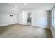 Bedroom with wood-look floors and a peek into the en suite bathroom and shower at 1082 Hamilton Ave, Longwood, FL 32750