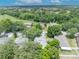 Aerial view of homes nestled among trees, with a backdrop of a sprawling green landscape, showcasing a serene neighborhood at 1181 Welch Hill Cir, Apopka, FL 32712