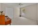 Bedroom with carpet, large window, closet, and ceiling fan at 1181 Welch Hill Cir, Apopka, FL 32712