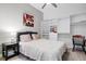Cozy bedroom featuring a comfortable bed, a large closet, and a modern ceiling fan at 150 E Robinson St # 16B-2 1605, Orlando, FL 32801
