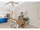 Dining area adjacent to kitchen features stylish decor and ample natural light at 15049 Canopy Cover Dr, Winter Garden, FL 34787