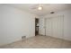 Simple bedroom with tile flooring and closet space at 2013 Dearing Ave, Deltona, FL 32725