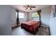 This bedroom features wood-look flooring and neutral-toned walls at 331 Greens End St, Orlando, FL 32810