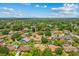Expansive aerial view showcasing the neighborhood's lush landscaping, mature trees and well-spaced homes at 3942 Orange Lake Dr, Orlando, FL 32817