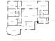 Detailed floor plan of a multi-bedroom home with an open-concept kitchen and Gathering room at 3942 Orange Lake Dr, Orlando, FL 32817