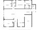 Detailed floor plan illustrating the layout, including living areas, bedrooms, and amenities at 548 S Hyer Ave # 1, Orlando, FL 32801