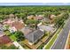 Aerial view of a residential neighborhood with mature landscaping and well maintained homes at 10930 Buckwater Ct, Orlando, FL 32817