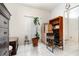 Clean bedroom with storage area by the window at 11512 Clair Pl, Clermont, FL 34711