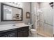 Bathroom with glass shower and single vanity at 14357 United Colonies Dr, Winter Garden, FL 34787