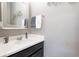 Bathroom with single sink and decorative mirror at 14357 United Colonies Dr, Winter Garden, FL 34787