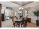 Beautiful dining room with views of staircase and living room at 14357 United Colonies Dr, Winter Garden, FL 34787