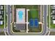 This community boasts a pool and pickleball courts next to each other, plus an expansive green lawn and clubhouse at 16055 Silver Brook Way, Winter Garden, FL 34787