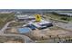 Aerial view of school in neighborhood at 16055 Silver Brook Way, Winter Garden, FL 34787