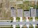 Aerial view of homesites showing roof lines, driveways, and manicured lawns in a well-planned neighborhood at 1791 Hackberry St, Clermont, FL 34715