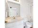 Bathroom with single sink vanity and a bathtub with shower at 221 Sterling Springs Ln, Altamonte Springs, FL 32714