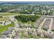 Aerial shot of the home in a lovely neighborhood close to community amenities and near the highway at 2598 Trielle Ave, Kissimmee, FL 34741