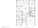 Detailed floorplan of a beautiful home featuring kitchen, living room, bedrooms, bathrooms, lanai, and garage at 3029 Bransbury Ct, Kissimmee, FL 34747