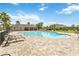 Community pool features a large pool deck and plenty of lounge chairs for residents at 3883 Crawley Down Loop, Sanford, FL 32773