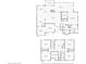Detailed floor plan of the home's layout, showcasing room dimensions and spatial arrangement on two floors at 4221 Kezar Ct, Belle Isle, FL 32812