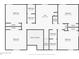 Second floor floor plan showing bedrooms, bathrooms, loft, and utility closet layout at 4221 Kezar Ct, Belle Isle, FL 32812