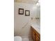 Bathroom featuring a sink and vanity, framed artwork, and grab bar at 4895 Cr 134B, Wildwood, FL 34785