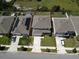 Aerial view of the home in a community with an outlined property line at 5350 Pine Lilly Dr, St Cloud, FL 34771