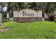 Welcome to Venezia at Solivita, with its attractive sign and landscaping adding to the community's charm at 636 Grand Canal Dr, Kissimmee, FL 34759
