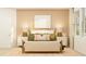 Cozy bedroom featuring large windows, neutral walls, and symmetrical lighting at 773 Tundra Loop, Groveland, FL 34736