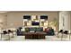 Cozy living room with a comfortable sofa, stylish decor, and a bright atmosphere at 809 Tundra Loop, Groveland, FL 34736