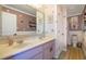 Charming bathroom with double sinks, vanity, polka dot accents, and stylish decor at 8256 Bayview Crossing Dr, Winter Garden, FL 34787