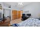 Comfortable bedroom featuring a desk and home office setup, closet, and ceiling fan at 1107 Almond Tree Cir, Orlando, FL 32835