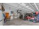 Spacious two-car garage with ample storage space, perfect for organizing tools and equipment at 1107 Almond Tree Cir, Orlando, FL 32835