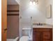 Bathroom features a vanity with drawers, mirror, toilet, and shower stall with tile at 148 Olive Tree Cir # 148, Altamonte Springs, FL 32714