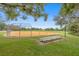 A baseball field with dugouts and manicured green space at 1515 Cherry Lake Way, Lake Mary, FL 32746