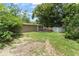 Spacious backyard with partial fence at 17 S Aurora Dr, Apopka, FL 32703