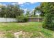 Fenced backyard with shed at 17 S Aurora Dr, Apopka, FL 32703