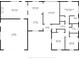 Detailed floor plan showcasing the layout of the Gathering room, kitchen, living room, bedrooms, and garage at 217 Spencer St, Orlando, FL 32839