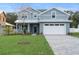 Charming two-story home showcasing a well-manicured lawn and a paved driveway leading to a two-car garage at 3022 Peel Ave, Orlando, FL 32806