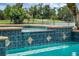 Close-up of a spa's textured blue tile at 4031 Bermuda Grove Pl, Longwood, FL 32779