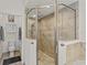 Updated bathroom with a walk in shower at 41128 Apple St, Eustis, FL 32736
