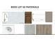 Selection of kitchen and bathroom materials with modern colors and designs at 5733 Haystack Drive, St Cloud, FL 34771